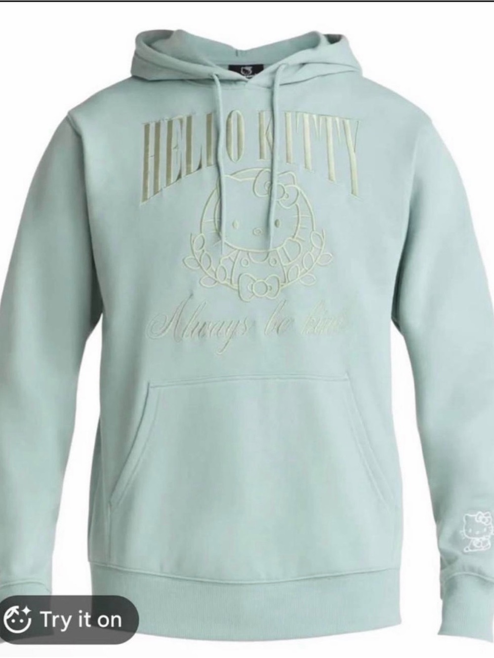 Sanrio Hello Kitty Mint Green Crewneck Hoodie
